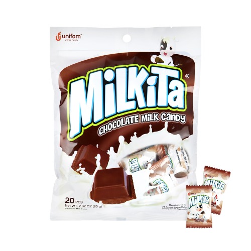 밀키타 초콜릿밀크캔디 80g