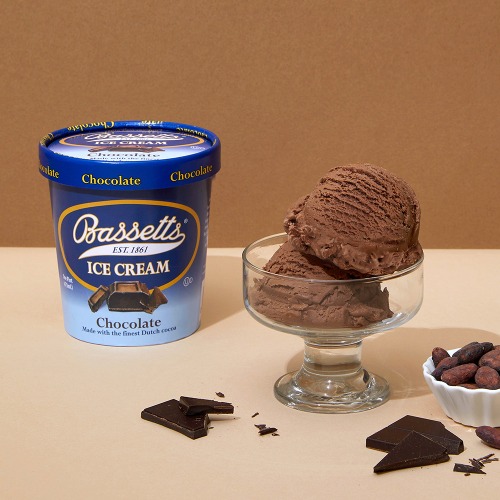 바세츠 초콜릿 아이스크림 파인트(473ml) x 4개
